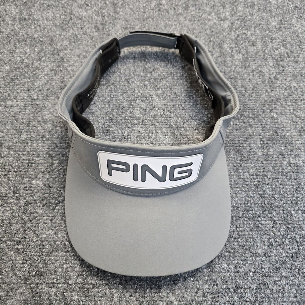 PING Japan Golf Tour VISOR Cap Adjustable Flex Fit Gray